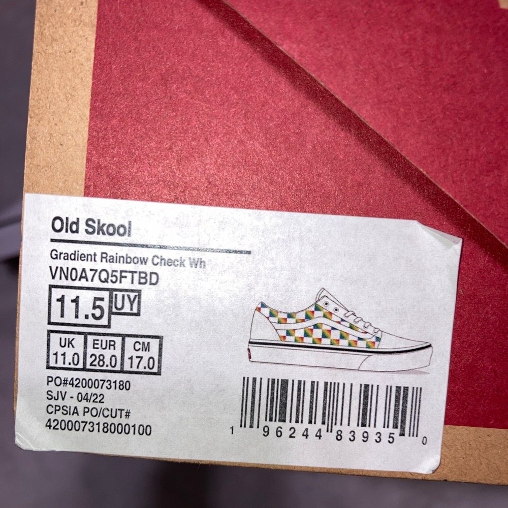 Vans Shoes NEW!! ❤️🌈🩵 - Picture 6 of 6